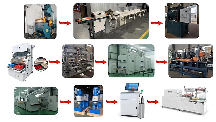 Brake Pad Manufacturing Precision Molding Production Line