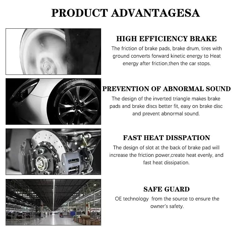 premium toyota ceramic brake pads factory direct wholesale