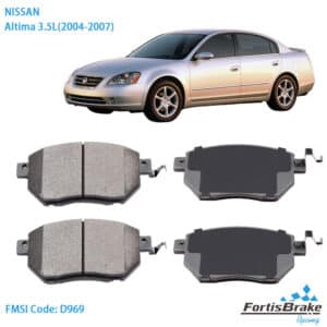 2007 nissan altima brake pads front disc set