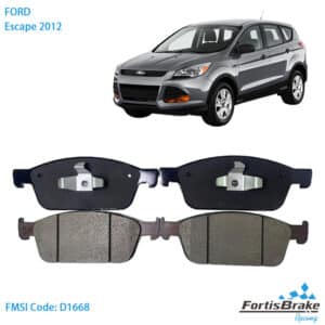 2012 ford escape brake pads front disc premium quality
