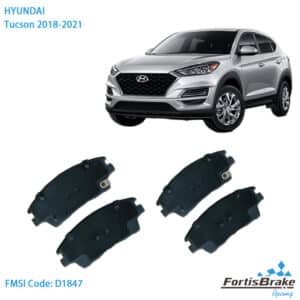 2017 hyundai tucson brake pads ceramic front components