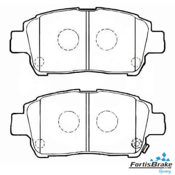 OEM Quality 2006 Toyota Corolla Brake Pads Front