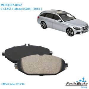 D1794 Mercedes C Class T Model Brake Pads