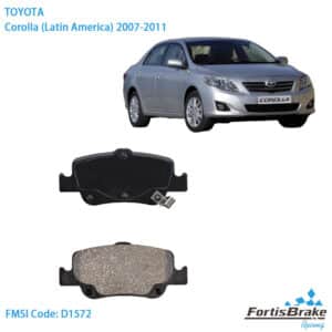 Corolla Brake Pads Latin America 2007 2011 Models