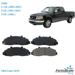 D679 Ceramic Front Brake Pads For F150