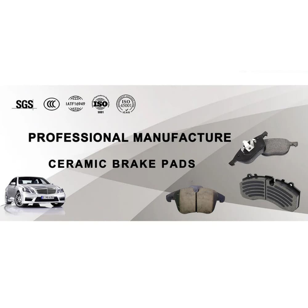 Ford Focus Mazda 3 Volvo brake pads front back view