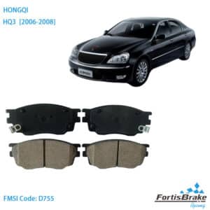 D755 HONGQI HQ3 front brake pads