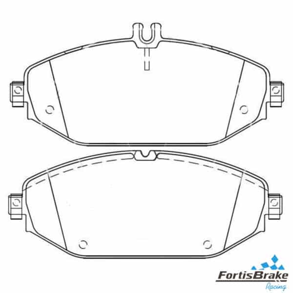 D1794 Mercedes Benz C300 Front Brake Pad Set