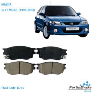 D755 Mazda 323 F VI brake pads