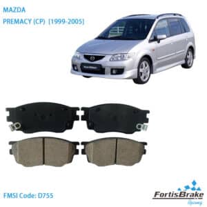 D755 Mazda PREMACY front brake pads