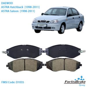 DAEWOO LANOS KLAT rear brake pads