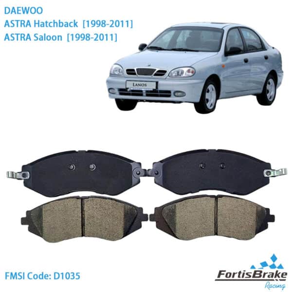 DAEWOO LANOS KLAT rear brake pads