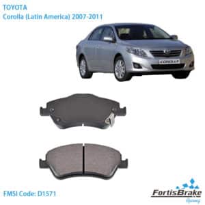 Rear Brakes Toyota Corolla Latin America Assembly