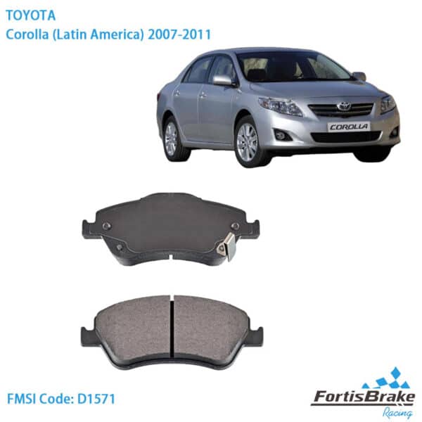 Rear Brakes Toyota Corolla Latin America Assembly