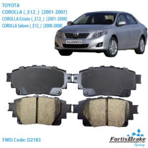 Toyota Corolla Brake Pads Replacement Cost Guide