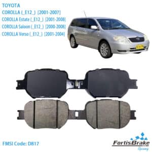 Toyota corolla brake pads and rotors premium set 1