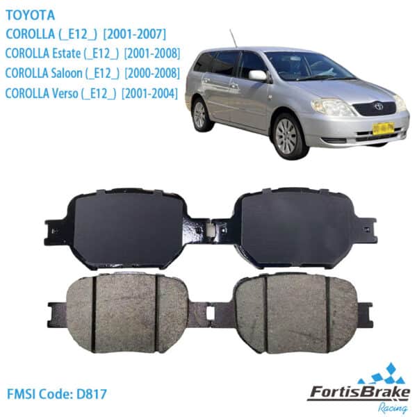Toyota corolla brake pads and rotors premium set 1