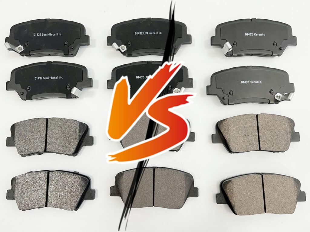 brake pad material types comparison