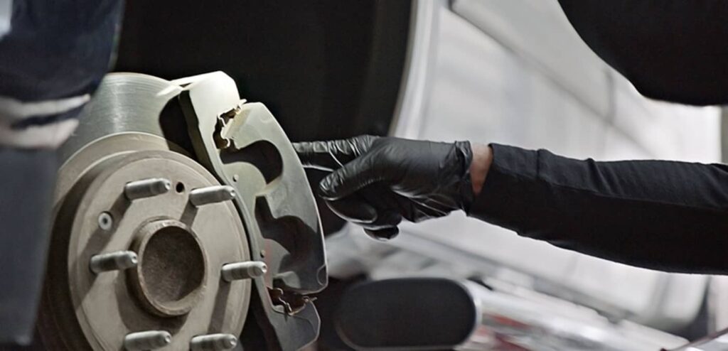 brake pad noise inspection
