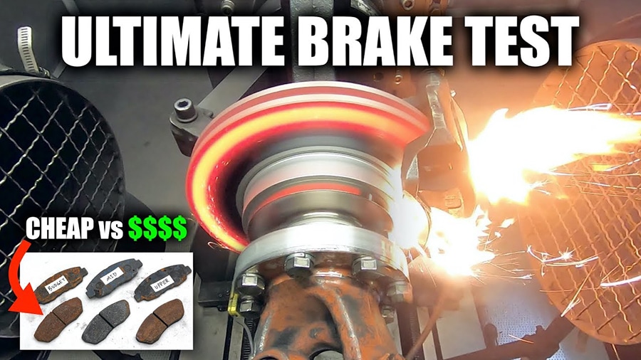 brake pad quality comparison testing