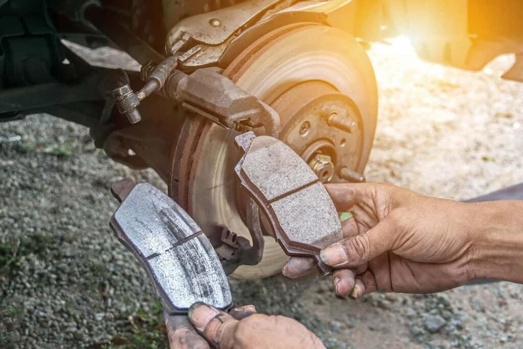 brake pad replacement timing indicators