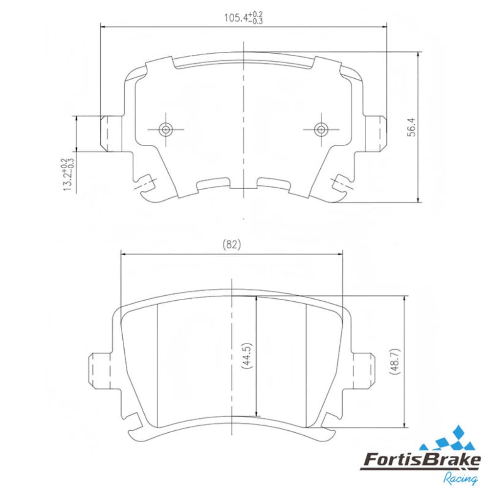 brake pads advanced features diagram