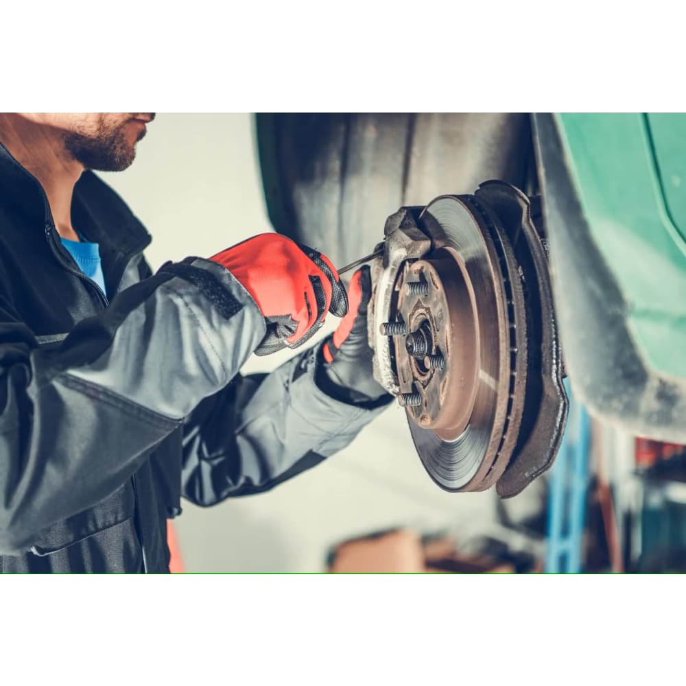 brake pads installation professional mechanic