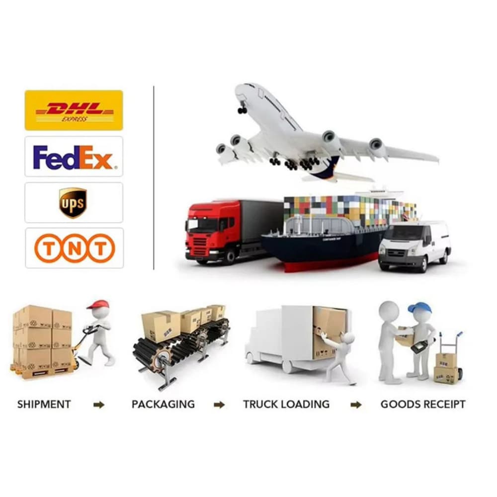 brake pads logistics DHL FedEx UPS TNT shipping methods