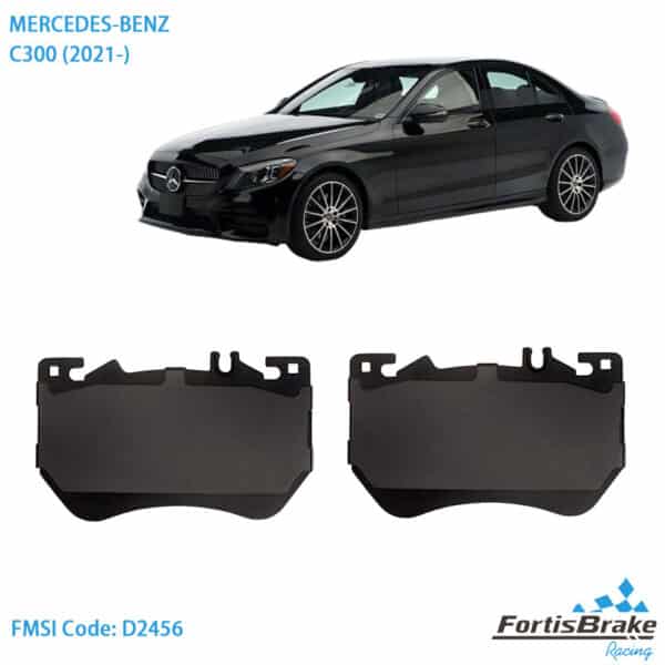 brakes for mercedes c300 rear disc pad set