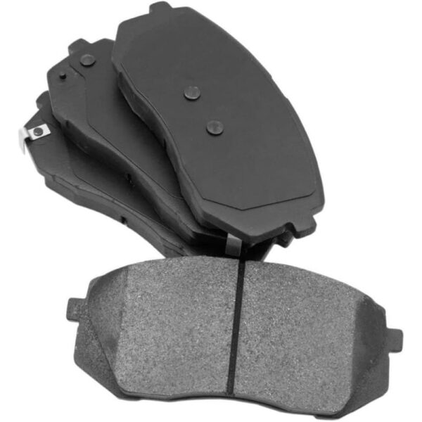 ceramic brake pads stacked construction detail