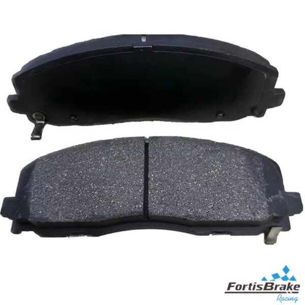 fortis brake pads friction surface view