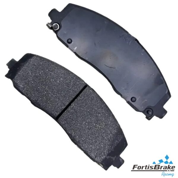fortis brake pads front rear comparison