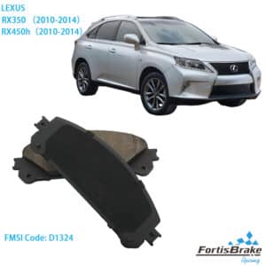 lexus rx 350 brake pads front