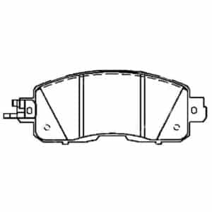 nissan altima brake pads d1650 oem d1060 3ta0a