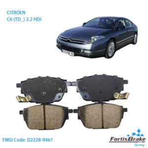 oem replacement brake pads citroen c6 ceramic formula wholesale