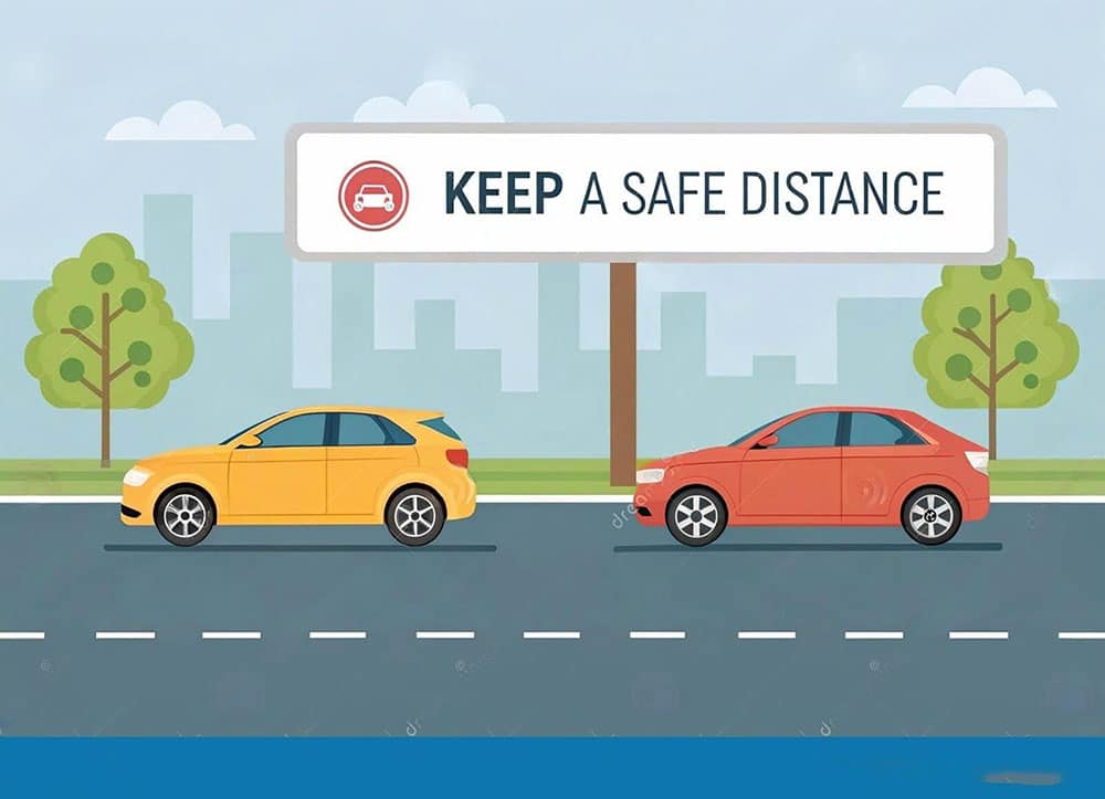 predictive driving techniques illustration
