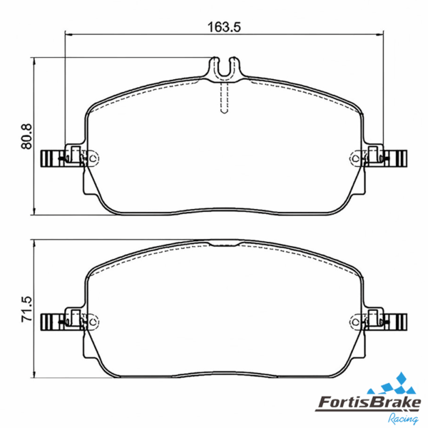 professional grade mercedes brake pad replacement kit