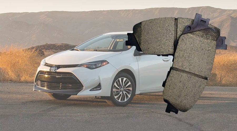 toyota corolla brake pads fmsi d2176