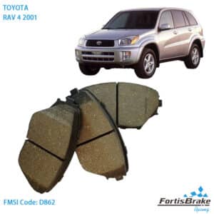 toyota rav4 front brake pads d862 premium quality