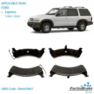 2002 ford explorer brake pads ceramic front rear