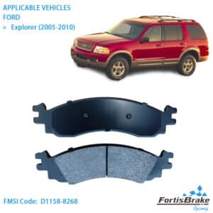 2013 ford explorer brake pads front rear
