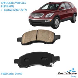 2014 buick enclave brake pads premium ceramic front rear