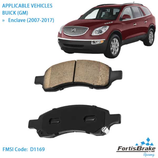 2014 buick enclave brake pads premium ceramic front rear