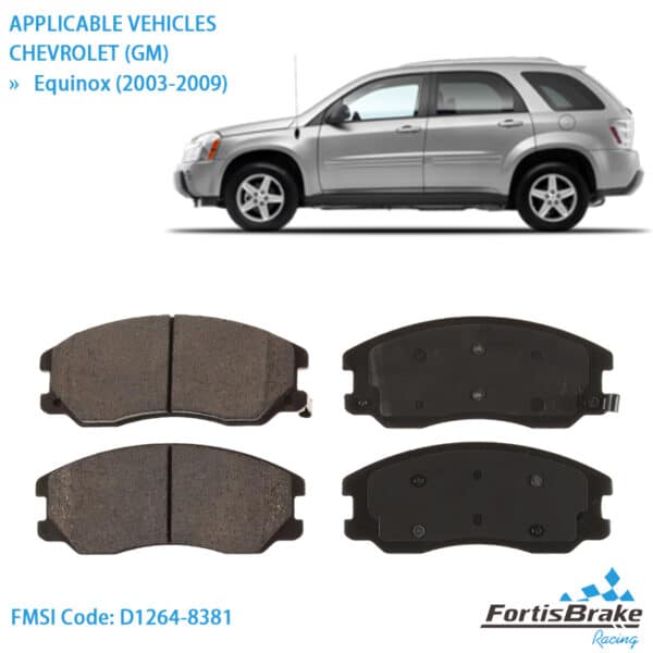 2014 chevy equinox brake pads factory wholesale d1264