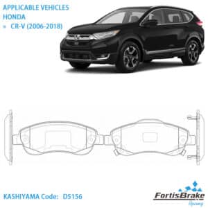 2014 honda crv brake pads front rear set