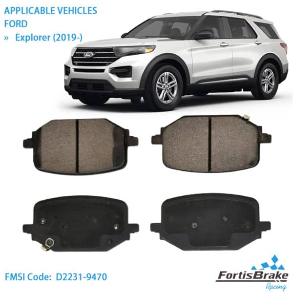 2015 ford explorer brake pads d2231