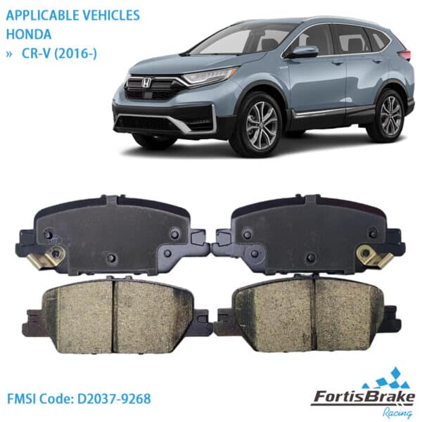 2016 honda crv brake pads front rear