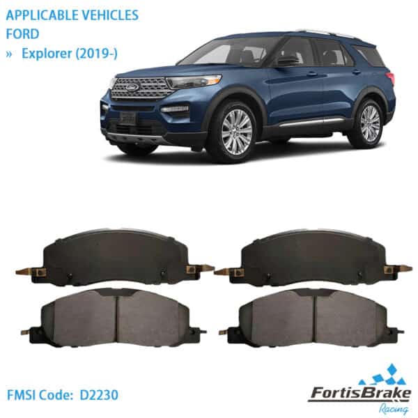 2017 Ford Explorer Brake Pads D2230 Professional Grade