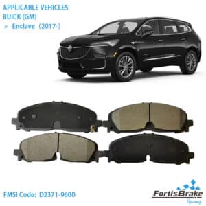2017 buick enclave brake pads premium ceramic front rear