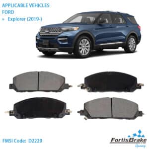 2018 Ford Explorer Brake Pads D2229 OEM Replacement Set